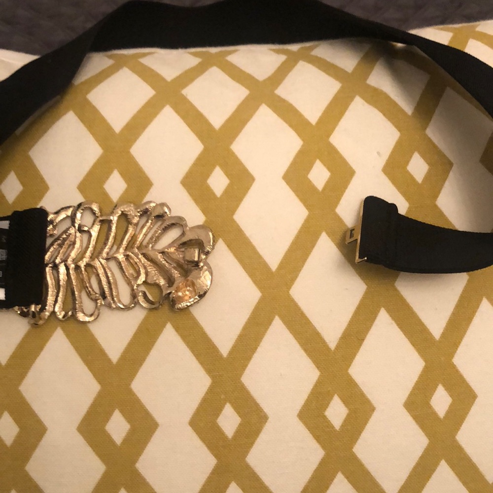 Bcbg Black Belt with Crystal Buckle - Picture 3 of 6
